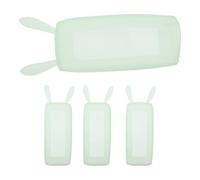 LIFKICH Silicone Remote Control Sleeve Dustproof Protective Cover 4pcs Waterproof and Glowing in The Dark, Cute Ear Design for Tv and Air Conditioner Remotes for Living Room