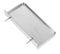 LIFKICH Small Floating Mobile Phone Rack Stainless Steel Wall Shelf Self Adhesive 4.2X9.1X4.2 Inch for Shower and Home Storage