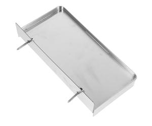 LIFKICH Small Floating Mobile Phone Rack Stainless Steel Wall Shelf Self Adhesive 4.2X9.1X4.2 Inch for Shower and Home Storage
