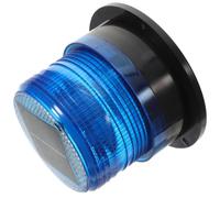 LIFKICH Solar Powered Blue Roof Warning Strobe Light with Magnetic Base