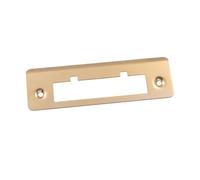 LIFKICH Stainless Steel Door Lock Plate Yellow Creative Strike Plate for Home Door Frame with Two Screws Portable Easy Installation