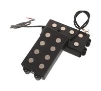 LIFKICH String Bass Guitar Pickup for Pb Electric Bass, Passive Split Coil with Open Pole Design, Black Plastic and Metal Construction, Simple Installation, for Live Performances