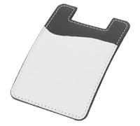 LIFKICH Sublimation Phone Holder Adhesive Card Holder 5 Pcs Creative Design Black Pu Waterproof Easy Installation Mobile Phone Back Sticker for Valentine's Day