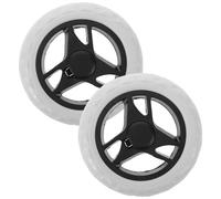 LIFKICH Utility Cart Wheels 2Pcs 6.7 Inch Plastic Replacement for Foldaway Shopping Trolleys with Heavy Duty Caster Wheels