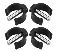 LIFKICH Walking Stick Clips 4Pcs C-Shaped Buckles for Crutch and Cane Repair Accessories for Mobility Assistance