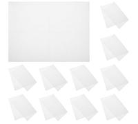 LIFKICH White Composite Film Disposable Nail Table Protectors and Tattoo Mats 20 Sheets for Manicure Practice and Professional Tattoo Use