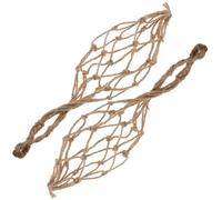 LIFKICH Wine Bottle Carrier Net Bags with Vintage Style 2pcs Made of Sturdy Twine for Easy Wine Bottle Travel and Storage Suitable for Bars and Homes