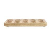 LIFKICH Wooden Egg Tray for Kitchen Storage Made of Natural Wood Simple Design for Placing Eggs for Home Use