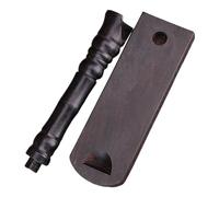 LIFKICH Wooden Flute Display Stand for Clarinet Storage Craft Fair Desktop Stand Wind Instrument Holder Natural Finish