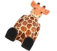 LIFKICH Wooden Giraffe Cell Phone Holder Stand for Desk, Multifunctional Mobile Phone Support with Stable Design, Free Your Hands in Living Room or School