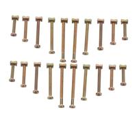 LIFKOME 1 Box Wooden Furniture Repair Kit Carbon Steel Screws Bolts Nuts Assortment Box for Bed Crib Cabinet DIY Enthusiasts Multiple Wear-resistant Hardware
