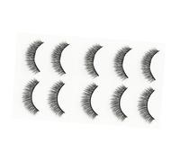 LIFKOME 10 Pairs Natural Eyelashes Volume Lightweight False Lashes for Everyday Wear and Special Occasions Suitable for Eye Shapes Soft Comfortable Cosmetic Lash Decors