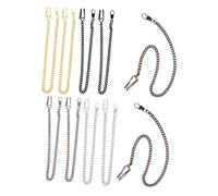 LIFKOME 10 Pcs Alloy Watch Chains Vintage Pocket Watch Chain Pendant Practical Retro Necklace with Antique Design to Prevent Accidental Dropping