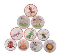 LIFKOME 10 Sheets Cartoon Color Changing Potty Training Stickers for Boys and Temperature Sensitive Toilet Targets for Easy to Use and Odor Resistant Safe Material for Toilet Learning
