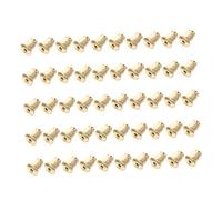 LIFKOME 100pcs Copper Earring Backs Replacement Earring Findings for DIY Jewelry Making Secure Safety Stoppers Gold Tone Accessories for Fashion Designers and Gifts