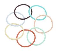 LIFKOME 100pcs Elastic Hair Ties High Stretch Seamless Ponytail Holders Large Macaron Colors Thin Bands for Women Everyday and Special Occasions
