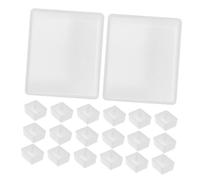 LIFKOME 100Pcs Empty Plastic Watercolor Paint Half Pans Portable Small Paint Pans for DIY Artists Students Professional Painting Palette