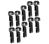 LIFKOME 100PCS Hard Hat Headlamp Clips Quick Installation Helmet Light Mount Holder for Miners Industrial Workers Safety Helmet Accessory with Secure Buckle System