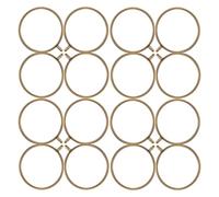 LIFKOME 100pcs Hollow Open Bezel Pendants for Jewelry Making Alloy Round Flat Frame Settings Suitable for Valentine’s Day Resin Craft Earrings 30mm