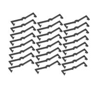LIFKOME 100pcs Plastic Pegboard Hook Locks for Garage Tool Storage Easy Peg Organizer Retainers Secure Pegboard Hooks for DIY Projects and Wall Hanging