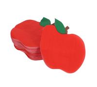 LIFKOME 100pcs Red Apple Party Napkins Disposable Paper Tissue for Back to School Celebrations First Day Party Supplies for Classroom Decor and Events