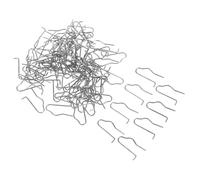 LIFKOME 100pcs U Shaped Bobbin Winder Springs for Sewing Machines Replacement Thread Tension Clips Resilient Wire for Domestic and Industrial Use