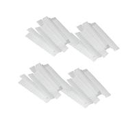 LIFKOME 100Pcs White PE Plastic Net Makeup Brush Protective Sleeves Breathable Covers for Travel and Daily Use Makeup Brush Protector