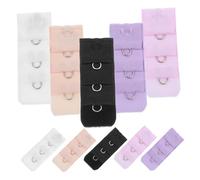 LIFKOME 10pc Extension Buckles Hook Narrow Row for Women's Comfortable Brassiere Strap Random Color