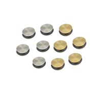LIFKOME 10pcs Assorted Colour Flute Plugs for Open Holes Practical Metal and Silicone Flute Repair Parts Easy to Install Plugs for Lovers and Wind Instrument Maintenance Random Color