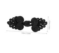 LIFKOME 10Pcs Chinese Knot Closure Buttons Sewing Fasteners for Cheongsam Suit Hanfu Ethnic Style Clothes DIY Decorative Craft