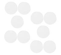 LIFKOME 10pcs Clear Double Convex Optical Lenses Acrylic Magnifying Physics Teaching Tools for Reading Tv Viewing Science Experiments