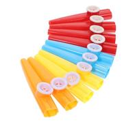 LIFKOME 10pcs Colorful Performance Kazoos Multipack for Adults Portable Musical Instruments for Guitar Ukulele Violin Accompaniment Party Favors and Music Players Random Color