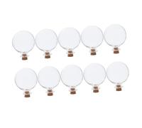 LIFKOME 10pcs DIY Car Perfume Bottle Pendant Hanging Decor Lightweight Portable Miniature Fragrance Holder for Auto Home Office Garden Decoration