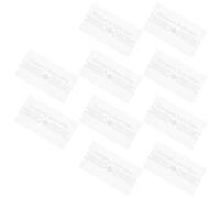 LIFKOME 10pcs Fire Alarm Glass Switch Cover 3x1.5 Inch Rectangle Break Glass Panel for Manual Call Point with Enhanced Safety and Universal Compatibility, Suitable for Public Spaces