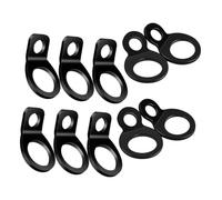 LIFKOME 10pcs Heavy Duty Tie Down Hooks and Anchors for Trucks Trailers Rvs Off-road Vehicles and Bicycles Cargo Securing Rings Resistant to Damage for Versatile Multi-purpose Use