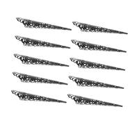 LIFKOME 10pcs Iron Halloween Cosplay Finger Claws Ancient Fingertip Claw Decorations for Festival Party Costume Easy to Apply and Remove Unique Hollow Design