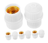 LIFKOME 10pcs Lamp Holder Socket Hanging Ceiling Light Fitting with Terminal Block Retro Style Pendant Light Parts for Kitchen Living Office Easy Installation Replacement