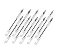 LIFKOME 10pcs Marking Pens for Precise Eyebrow and Lip Positioning Fine Point Double-ended Skin Tattoo Pens for Accurate Cosmetic and Surgical Line Drawing Portable Black Ink