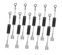 LIFKOME 10pcs Microwave Oven Diode High Voltage Repair Parts Heat Resistant Unidirectional Diodes for Stable Flow Compatible with Various Models Appliance Replacement