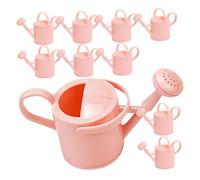 LIFKOME 10pcs Mini Watering Can Pool Watering Can Nozzle Cartoon Bathing Mini Babies Bath Inflatable Pool Houseplant Sprinkler Haws Plant Pink Plastic