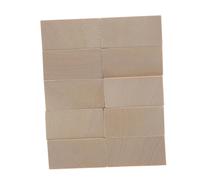 LIFKOME 10pcs Natural Basswood Planks Smooth Unfinished Wood Blocks for DIY Crafts Painting and Carving Soft Wood for Creative Handmade Projects