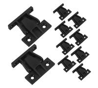 LIFKOME 10pcs Plastic Roman Column Corner Braces for Wood Furniture Cabinets Shelves Brackets Right Angle Joint Supports Quick Assembly Panel Connectors for Storage