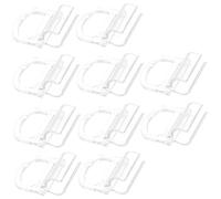 LIFKOME 10pcs Roller Window Shades Pull Handle Fits Rod for Cordless Blind Pull down Handle Window Shade Accessories