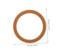 LIFKOME 10Pcs Silicone Sealing Rings for Bottle Lids, Leakproof Replacement Gaskets for Insulated Cups, Universal Tea-Colored Silicone Seal Accessories for Milk Tea and Kitchen Use