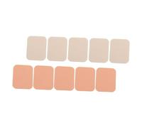 LIFKOME 10pcs Square Cosmetic Fluffy Makeup Sponges for Face Portable Reusable Facial Pads with Strong Grip Save Powder for Natural Daily Makeup Application