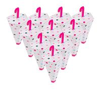 LIFKOME 10Pcs Umbrella Shaped Candy Boxes Vibrant Treat Boxes for Parties Birthdays Showers Fun and Packaging for Sweets and Favors