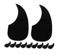 LIFKOME 10pcs Waterdrop Shaped Acoustic Guitar Pick Guard Scratch Resistant Protective Plate for Electric and Acoustic Guitars Self-adhesive for Beginners and Performers