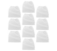 LIFKOME 10pcs White Non-woven Nail Dust Collector Bags for Nail Salon Dust Suction Replacement Collector Pouches for Acrylic Art Equipment