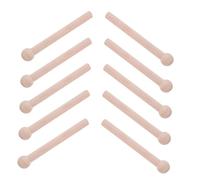 LIFKOME 10pcs Wood Pegboard Hooks for Garage Solid Wooden Pegs for Efficient Space Optimization and Easy Organization Natural Wood Accessories for Pegboard Panels