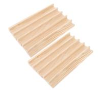 LIFKOME 10PCS Wooden English Letters Rack Eco Friendly DIY Wood Crafts Decor for Learning Spelling and Creative Play Educational Letter Display Stand